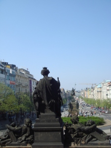 Wenceslar square (view from National Museum)